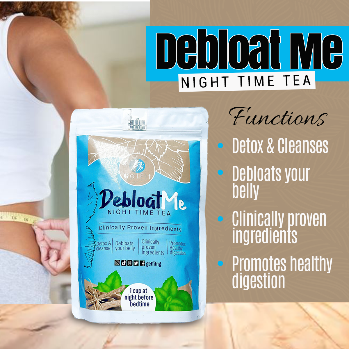 Nighttime Detox & Debloating Tea