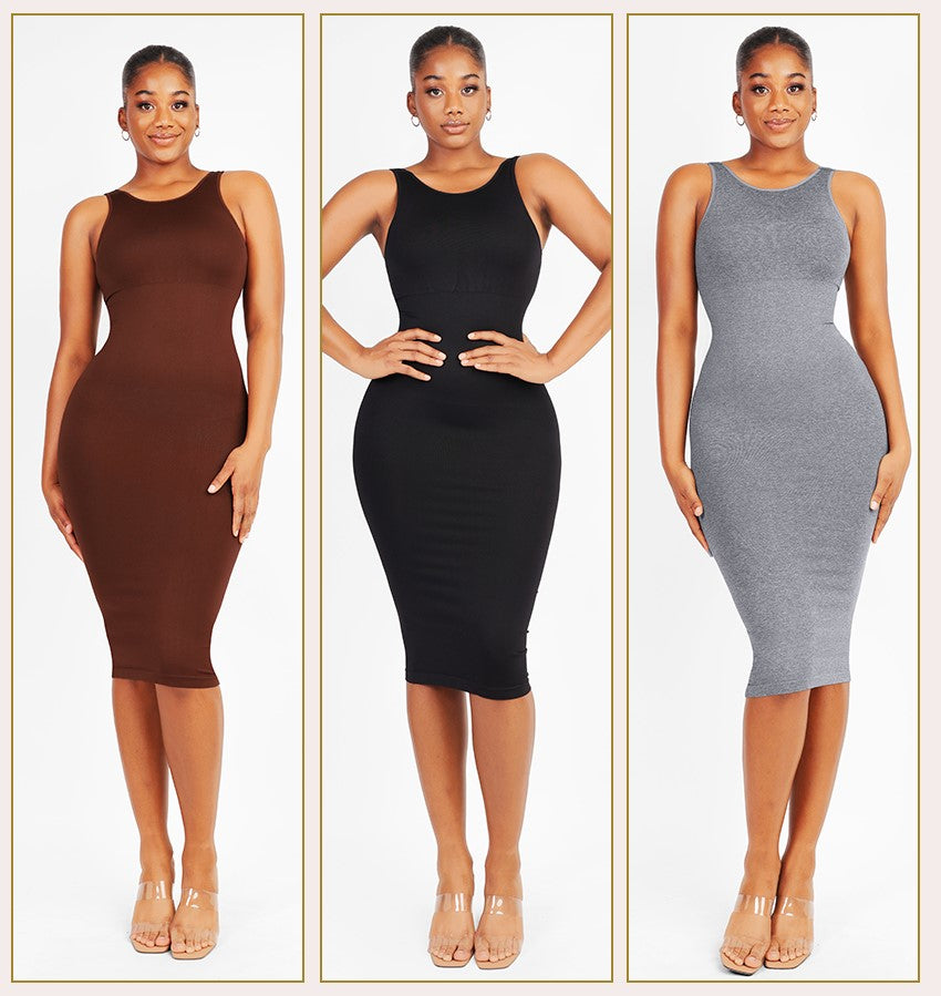 Tummy Tuck Bodycon Dress GetFitWaist Tummy Tuck Bodycon Dress GetFitWaist