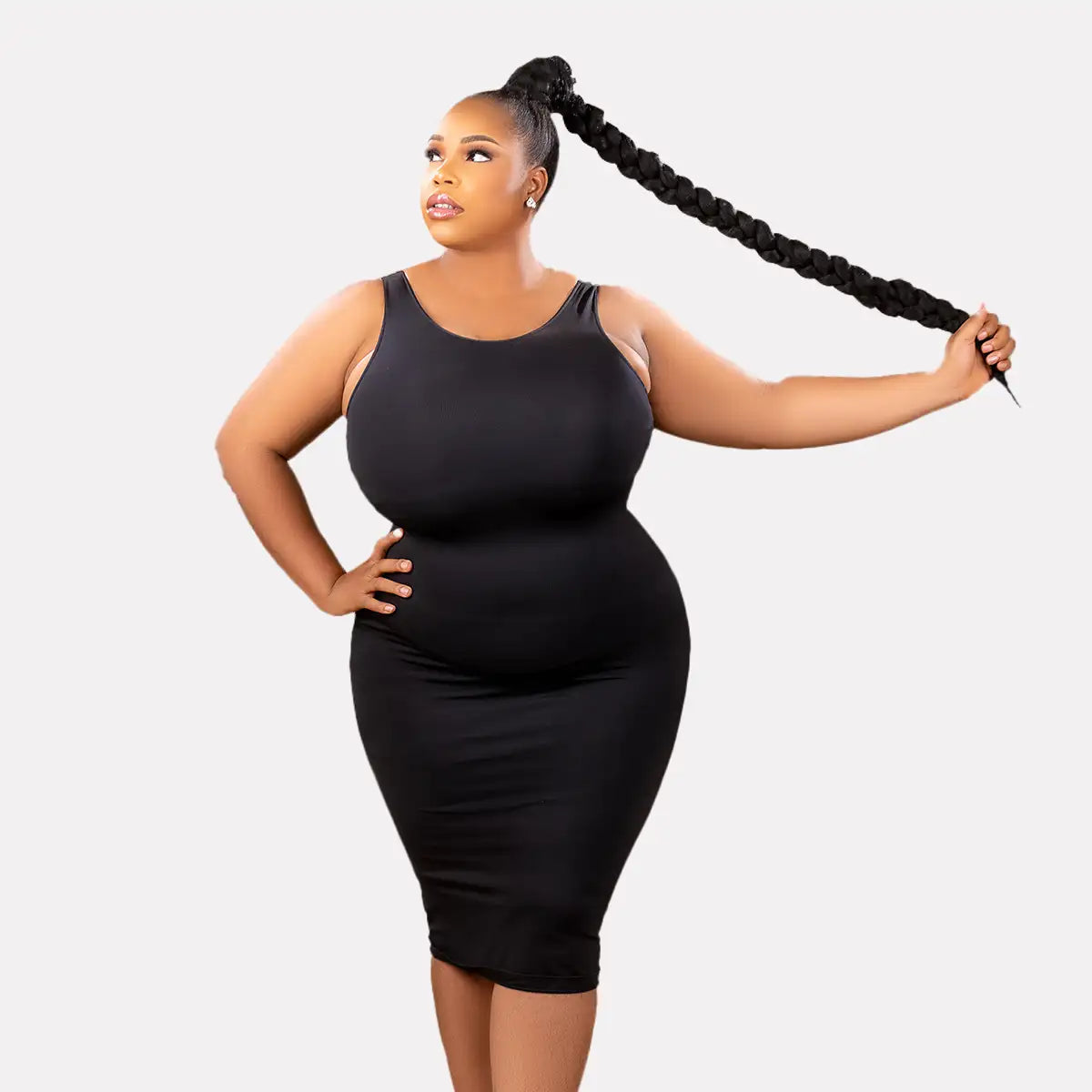 black dress tummy control Tuck Bodycon – GetFitWaist Luxury Chome have wardrobe essential H&M mini dress for Color:Pistachio